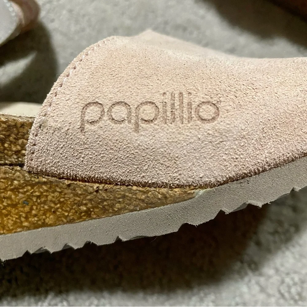 NWOT Papillio Birkenstock Eve Wedge Sandal sz 38 (sz 7-7.5) - Picture 5 of 7